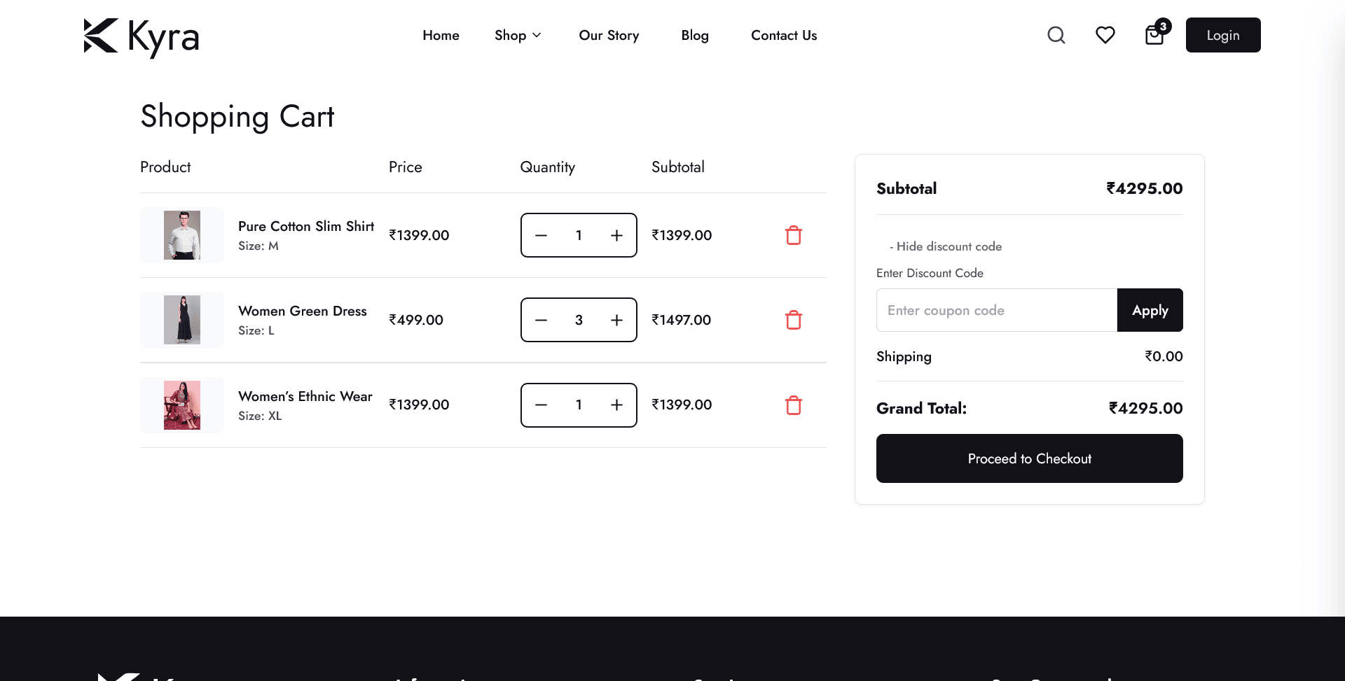 Streamlined checkout